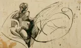 Leon Chwistek, LEDA, ok. 1925, atrament pióro, papier