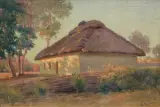 Eugeniusz Wrzeszcz, CHATA, olej, płótno