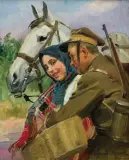 UMIZGI by Wojciech Kossak, 1927, olej, płótno, offered Oct 2017