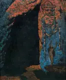 Marian Wawrzeniecki, OFIARA SMOKA WAWELSKIEGO, 1906, olej, płótno
