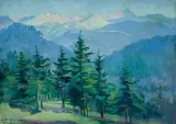 Alfred Terlecki, WIDOK Z ANTAŁÓWKI NA POLSKIE TATRY