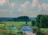 Stanisław Żukowski, PEJZAŻ Z RZEKĄ - PODOROSK