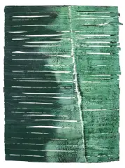 Darek Pala, GREEN RIVER 21, 2017, technika mieszana, akryl, drewno