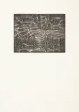 Krystyna Hierowska, PRAGNIENIE, 1980, akwaforta, mezzotinta, papier kremowy