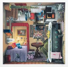 Jacek Yerka, BUDUAR, 2001, giclée, papier