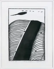 Stanisław Fijałkowski, AUTOSTRADA XXXI, 1975, linoryt, papier
