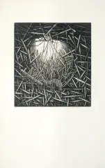 Krystyna Hierowska, C EST LA VIE III, 1980, akwaforta, akwatinta, papier