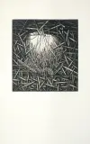Krystyna Hierowska, C EST LA VIE III, 1980, akwaforta, akwatinta, papier