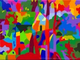 LEŚNICZÓWKA (CHAOS WYMAGA PRECYZJI) by Zdzisław Otello Horodecki, 2016, akryl, płótno, offered Aug 2017