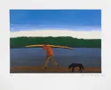 NIOSĄCY ŚCIĘTE DRZEWO by Jarosław Modzelewski, 2007, druk pigmentowy, papier, sold Aug 2017