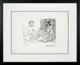Pablo Picasso, W PRACOWNI RZEŹBIARZA, 1933-1973, serigrafia, papier