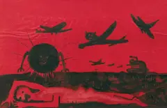 Władysław Hasior, BEZ TYTUŁU, 1958, tusz, pędzel, papier