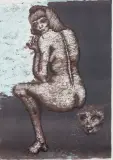 SUZANNE by Jan Lebensztejn, 1973, litografia barwna, papier, sold Jun 2017