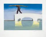 NIOSĄCY ŚCIĘTE DRZEWO by Jarosław Modzelewski, 2007, druk pigmentowy, papier, sold Jun 2017