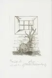 LATO 82 - OKNO by Maria Okołów-Podhorska, 1983, akwaforta, papier, sold Jun 2017