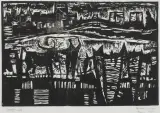 Leszek Siwiłło, IMPRESJA IV, 1963, linoryt, papier