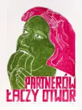 Marek Sobczyk, PARTNERÓW ŁĄCZY OTWÓR, 2008, serigrafia, papier