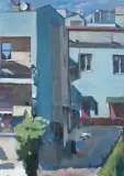 Kacper Woźny, ŻAR, SPIEKOTA, 2017, olej, płótno