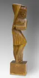 DZIEWCZYNA by Szkoła Zakopiańska, lata 20-te XX w., drewno, offered Jun 2017