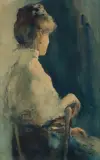 Julian Fałat, PANI Z CZERWONYM KOLCZYKIEM