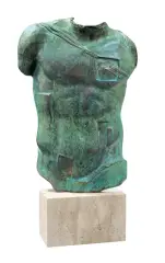PERSEUSZ by Igor Mitoraj, 1988, brąz patynowany, kamień, sold Jun 2017