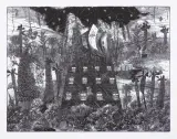 Jerzy Jędrysiak, MACONDO, 1995, linoryt, bibułka