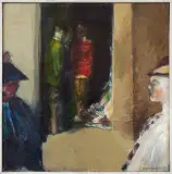 Grzegorz Moryciński, PRZYGOTOWANIE I, 1977, olej, płótno