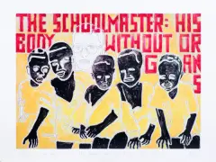 THE SCHOOLMASTER by Marek Sobczyk, 2008, serigrafia barwna, papier, sold Apr 2017