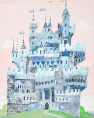 Janusz Stanny, PROJEKT ILUSTRACJI (ZAMEK), collage