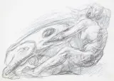 SCENA FIGURALNA by Franciszek Starowieyski, ołówek, papier, offered Apr 2017