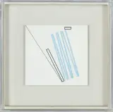 Henryk Stażewski, RELIEF NR 44, 1978, akryl, technika mieszana, płyta pilśniowa