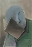 Stasys Eidrigevičius, W OBJĘCIU KSIĄŻKI, 1990, pastel, papier