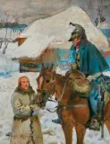 Wojciech Kossak, KIRASJER I DZIEWCZYNA