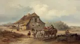 Tadeusz Rybkowski, NA TARG, 1879, olej, deska