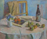Stanisław Borysowski, MARTWA NATURA, ata 40. XX w., olej, płótno
