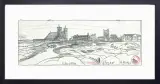 Edward Dwurnik, Głogów, z cyklu Plenery, 1978, ołówek, karton