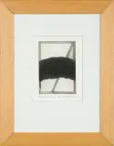 Stanisław Fijałkowski, JEDENASTA CZARNA SZARFA, 1986, akwaforta, akwatinta, papier