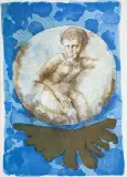 AKT W TONDZIE by Jan Lebensztejn, litografia, papier, sold Mar 2017