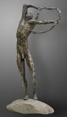 WALCZĄCY by Waldemar Mazurek, 2012, aluminium, kamień, offered Mar 2017