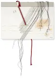 Leszek Tadeusz Serafin, LTS 26, 2016, collage, tektura, sznurki