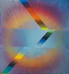 Anna Trochim, Znika by się pojawić, 2014, olej, płótno