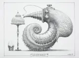 Cukiernikomat by Jacek Yerka, 2017, ołówek, karton, sold Mar 2017