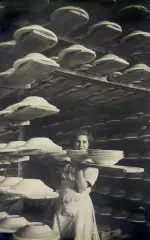 Stefan Arczyński, WAŁBRZYSKA PORCELANA, 1954, fotografia czarno-biała