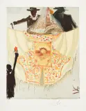 Z CYKLU: CARMEN (KPINY Z MICAELI, AKT III) by Salvador Dalí, 1970, litografia barwna, papier, sold Jan 2017