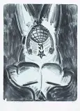 Jarosław Modzelewski, ŚMIERĆ GAGARINA, 2009, litografia barwna, papier