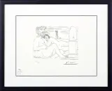 Pablo Picasso, PLANSZA LIII Z TEKI VOLLARDA, serigrafia, papier