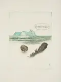 Leszek Rózga, BLISKO I DALEKO, 1974, akwaforta barwna, papier