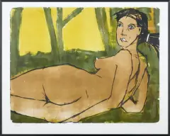 Tomasz Rzepecki, CZTERY, 2000, litografia barwna, papier