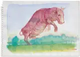 BYK, LATA 80. XX W. by Franciszek Starowieyski, akwarela, papier, sold Jan 2017