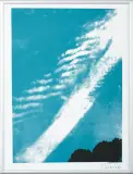 CHMURY by Jan Tarasin, 1990, serigrafia barwna, papier, sold Jan 2017